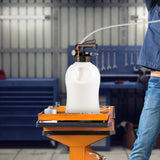Darrahopens Auto Accessories > Auto Accessories Others > Fuel & Exhaust VEVOR Transmission Fluid Pump 2 Way ATF Refill System Dispenser, Oil and Liquid Extractor 10 Liter Large Capacity, Automatic Transmission Fluid Pump Tool Set with 14 Pieces ATF Filler Adapters