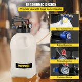 Darrahopens Auto Accessories > Auto Accessories Others > Fuel & Exhaust VEVOR Transmission Fluid Pump 2 Way ATF Refill System Dispenser, Oil and Liquid Extractor 10 Liter Large Capacity, Automatic Transmission Fluid Pump Tool Set with 14 Pieces ATF Filler Adapters