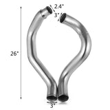 Darrahopens Auto Accessories > Auto Accessories Others > Fuel & Exhaust VEVOR Turbo Intercooler Pipe & Boot Kit Silver for 03-07 Ford 6.0L Powerstroke Diesel