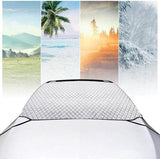 Darrahopens Auto Accessories > Auto Accessories Others > Insulation Car Sunshade for Windshield - Car Sun Visor - Winter Cover, Anti-Ice, Dustproof, UV Protection, Snowproof - Suitable for Most Car Models - 197*125cm