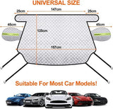 Darrahopens Auto Accessories > Auto Accessories Others > Insulation Car Sunshade for Windshield - Car Sun Visor - Winter Cover, Anti-Ice, Dustproof, UV Protection, Snowproof - Suitable for Most Car Models - 197*125cm