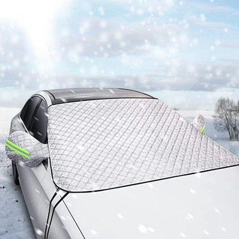 Darrahopens Auto Accessories > Auto Accessories Others > Insulation Car Sunshade for Windshield - Car Sun Visor - Winter Cover, Anti-Ice, Dustproof, UV Protection, Snowproof - Suitable for Most Car Models - 197*125cm
