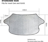 Darrahopens Auto Accessories > Auto Accessories Others > Insulation Car Windshield Cover - Thickened protective cover for the windshield - protects against snow, ice, frost, sun, UV rays, dust and water - ideal for SUVs - suitable for all seasons.