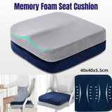Darrahopens Auto Accessories > Auto Accessories Others > Insulation Square Seat Cushion Office Car Chair Cushion Comfort Support for Long Sitting
