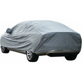Darrahopens Auto Accessories > Auto Accessories Others > Insulation Universal Vehicle Cover, Fully Waterproof, Anti-Scratch, Durable, Lined, Breathable Cotton, Heavy Duty