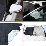 Darrahopens Auto Accessories > Auto Accessories Others > Insulation Windshield Cover - 147*90cm Winter Car Windshield Cover - Antifreeze Window Snow Cover - Car Anti-Ice and Antifreeze Snow - Black