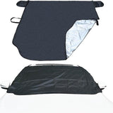 Darrahopens Auto Accessories > Auto Accessories Others > Insulation Windshield Cover - 147*90cm Winter Car Windshield Cover - Antifreeze Window Snow Cover - Car Anti-Ice and Antifreeze Snow - Black