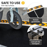 Darrahopens Auto Accessories > Auto Accessories Others Kartrite Aluminium Wheelchair Ramp With Leg Support - 10ft