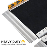 Darrahopens Auto Accessories > Auto Accessories Others Kartrite Aluminium Wheelchair Ramp With Leg Support - 10ft