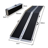 Darrahopens Auto Accessories > Auto Accessories Others Kartrite Aluminium Wheelchair Ramp With Leg Support - 10ft