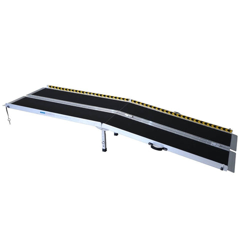 Darrahopens Auto Accessories > Auto Accessories Others Kartrite Aluminium Wheelchair Ramp With Leg Support - 10ft