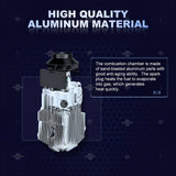 Darrahopens Auto Accessories > Fuel & Exhaust ALL-IN-ONE Diesel Air Heater 12V 8KW Tank Remote Control Thermostat Caravan Motorhome RV