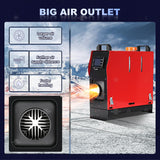 Darrahopens Auto Accessories > Fuel & Exhaust ALL-IN-ONE Diesel Air Heater 12V 8KW Tank Remote Control Thermostat Caravan Motorhome RV