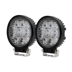 Darrahopens Auto Accessories > Lights Giantz Pair LED Driving Lights 4.5 Inch Flood Spot Lights Car Truck SUV 12V 24V