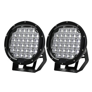 Darrahopens Auto Accessories > Lights Giantz Pair LED Driving Lights 9 Inch Flood Spot Lights Car Truck SUV 12V 24V