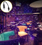 Darrahopens Auto Accessories > Lights Starry Sky Projection Lamp Blue Purple Violet Mini USB Car Roof Star Night Light