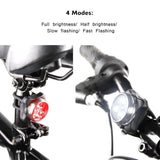 darrahopens Auto Accessories > Lights Waterproof Bicycle Bike Lights Front Rear Tail Light Lamp USB Rechargeable IPX4