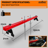 Darrahopens Auto Accessories > Tools 1.5M Engine Support Bar Engine Load Leveler 1100Lb Transmission Dual Hook Garage