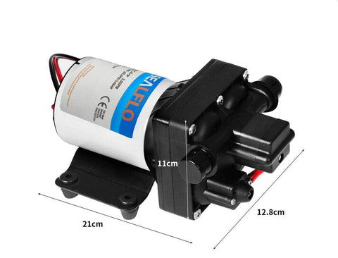 Darrahopens Auto Accessories > Tools 12V Caravan Water Pump High Pressure Self-priming rv Camping Boat 70PSI 20.8L/M