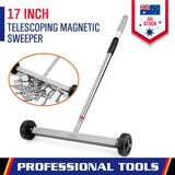 Darrahopens Auto Accessories > Tools 17inch Telescoping Magnetic Sweeper Magnet Broom Rolling Pick Up 8.8Lbs Portable