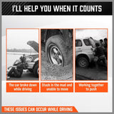 Darrahopens Auto Accessories > Tools 3Pcs 2 Ton Trailer Hitch 186cm Heavy Duty Tow Bar 4wd Trailer Spring Buffer Au