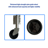 Darrahopens Auto Accessories > Tools 6" Inch Trailer Jockey Wheel Swivel Swing Up 500kg 1000LBS U bolts Caravan Boat