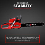 Darrahopens Auto Accessories > Tools Commercial Petrol Chainsaw 22" Bar Tree Pruning Top Handle Chain Saw