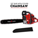 Darrahopens Auto Accessories > Tools Commercial Petrol Chainsaw 22" Bar Tree Pruning Top Handle Chain Saw