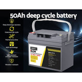 Darrahopens Auto Accessories > Tools Giantz 12V 50Ah AGM Deep Cycle Battery Marine Sealed Power Solar 4WD Camping