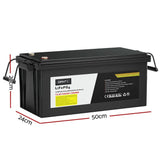 Darrahopens Auto Accessories > Tools Giantz 200AH 12.8V LiFePO4 Lithium Iron Battery Rechargeable 4WD Solar Camping