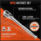 Darrahopens Auto Accessories > Tools Mini Ratchet Spanner 1/2 3/8 1/4 Drive 90 Tooth Extension Bar Workshop With Bag