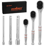 Darrahopens Auto Accessories > Tools Mini Ratchet Spanner 1/2 3/8 1/4 Drive 90 Tooth Extension Bar Workshop With Bag