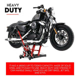 Darrahopens Auto Accessories > Tools Motorcycle 680kg Bike Lift Stand Jack Hoist Atv Hydraulic Super Low Profile