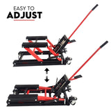 Darrahopens Auto Accessories > Tools Motorcycle 680kg Bike Lift Stand Jack Hoist Atv Hydraulic Super Low Profile