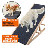 Darrahopens Auto Accessories > Tools VaKa 70cm Foldable Dog Pet Ramp Adjustable Height Dogs Stairs For Bed Sofa 82006