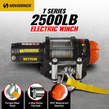 Darrahopens Auto Accessories > Winches Novawinch 1360kg 12v Electric Winch With Steel Cable & Remote Control 3000lbs
