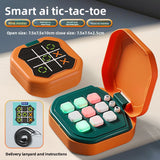 Darrahopens Baby & Kids > Baby & Kid's Toys > Activity Toys 2 Pack Orange  AI Tic-Tac-Toe Handheld Game Electronic Logic Training Machine with 9 Game Modes and Light-up Buttons for Kids Age 3+ Australian Home Travel