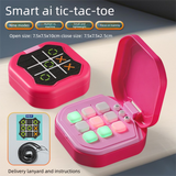 Darrahopens Baby & Kids > Baby & Kid's Toys > Activity Toys 2 Pack Red AI Tic-Tac-Toe Handheld Game Electronic Logic Training Machine with 9 Game Modes and Light-up Buttons for Kids Age 3+ Australian Home Travel