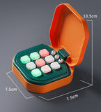 Darrahopens Baby & Kids > Baby & Kid's Toys > Activity Toys 2 Pack Red AI Tic-Tac-Toe Handheld Game Electronic Logic Training Machine with 9 Game Modes and Light-up Buttons for Kids Age 3+ Australian Home Travel
