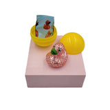 Darrahopens Baby & Kids > Baby & Kid's Toys > Activity Toys 40X Kenisy Sparkling Glitter Duck Capsules 50mm Collectible Gacha in Display Box