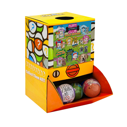 Darrahopens Baby & Kids > Baby & Kid's Toys > Activity Toys 40X Puppy Club Gold Edition Dog Toy Capsule 50mm Collectible Gacha w Display Box