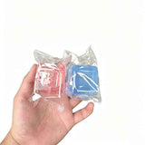 5cm Blue TPR Soft Ice Cube Squishy-Stress Relief Gel Fidget Toy