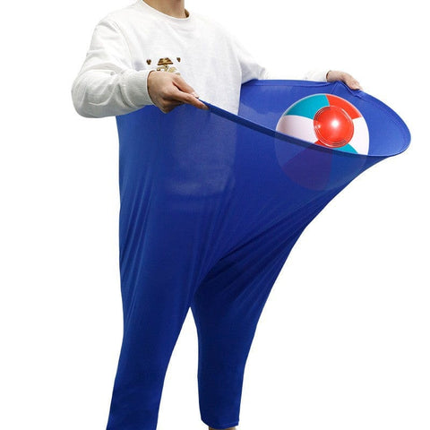 Darrahopens Baby & Kids > Baby & Kid's Toys > Activity Toys Blue Granny Pants Yard Game for Kids - Durable Outdoor Tossing Activity with Ball and Pump - 60x80cm Fun Backyard Game for Australian Family BBQs
