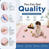 Darrahopens Baby & Kids > Baby & Kid's Toys > Activity Toys CARLA HOME Baby Play Mat 200x300cm, Thick Foam Crawling Mat, Infants, Pink In Australia - Darrahopens