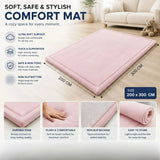 Darrahopens Baby & Kids > Baby & Kid's Toys > Activity Toys CARLA HOME Baby Play Mat 200x300cm, Thick Foam Crawling Mat, Infants, Pink In Australia - Darrahopens