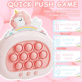 Darrahopens Baby & Kids > Baby & Kid's Toys > Activity Toys Electronic Fast Push Pop Game - Astronaut Space Edition Fidget Console with Lights & Sound - 4 Modes Memory & Speed Challenge - Interactive Sensory Toy for Kids 3+ & Travel