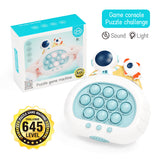 Darrahopens Baby & Kids > Baby & Kid's Toys > Activity Toys Electronic Fast Push Pop Game - Astronaut Space Edition Fidget Console with Lights & Sound - 4 Modes Memory & Speed Challenge - Interactive Sensory Toy for Kids 3+ & Travel