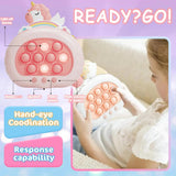 Darrahopens Baby & Kids > Baby & Kid's Toys > Activity Toys Electronic Fast Push Pop Game - Astronaut Space Edition Fidget Console with Lights & Sound - 4 Modes Memory & Speed Challenge - Interactive Sensory Toy for Kids 3+ & Travel