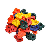 Darrahopens Baby & Kids > Baby & Kid's Toys > Activity Toys Jungle Gym Rock Climbing Holds Kids Wall Mounting Hardware Knotted Rope 25 Handles Playground