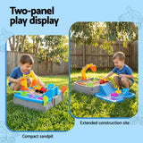 Darrahopens Baby & Kids > Baby & Kid's Toys > Activity Toys Keezi 2-in-1 Kids Sandpit Water Table Working Excavator Digger Sensory Play Toys